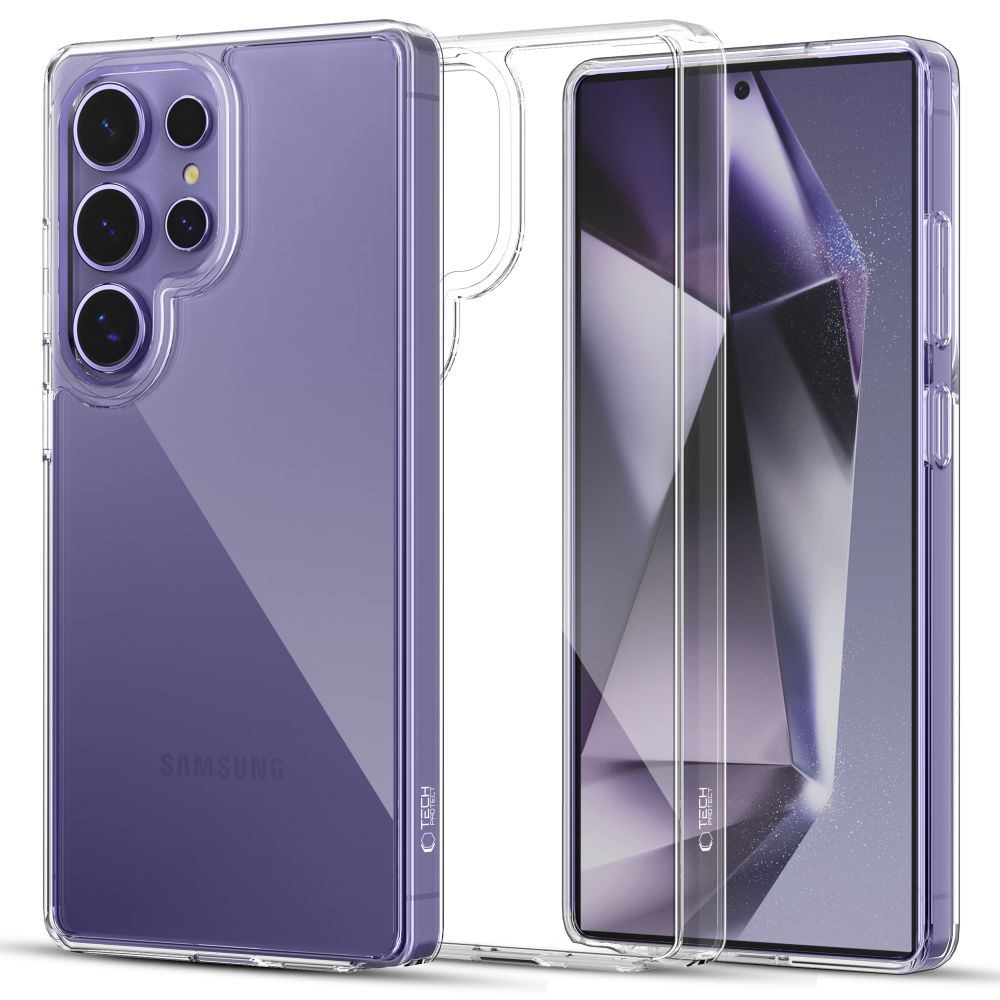 Case for Samsung Galaxy S25 Ultra S938, Tech-Protect, Flexair Hybrid, Transparent