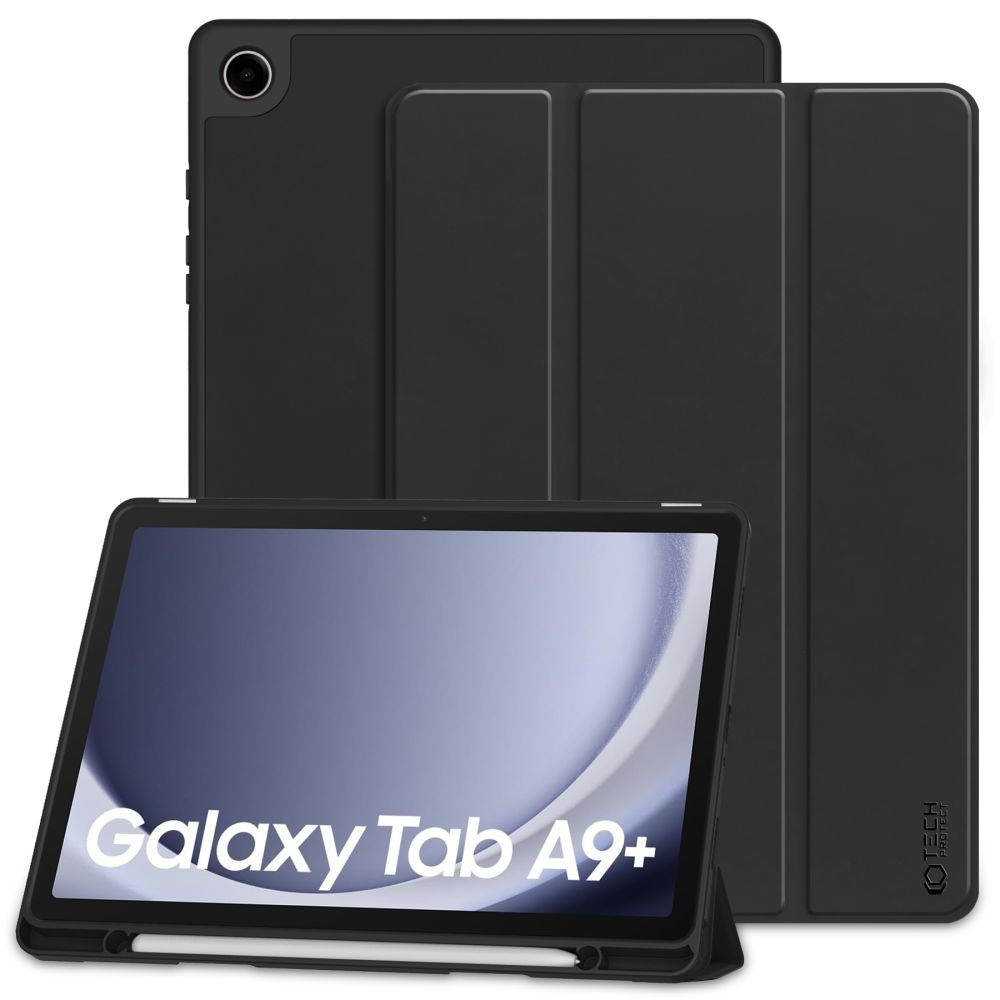 Case for Samsung Galaxy Tab A9+, Tech-Protect, SC PEN, Black