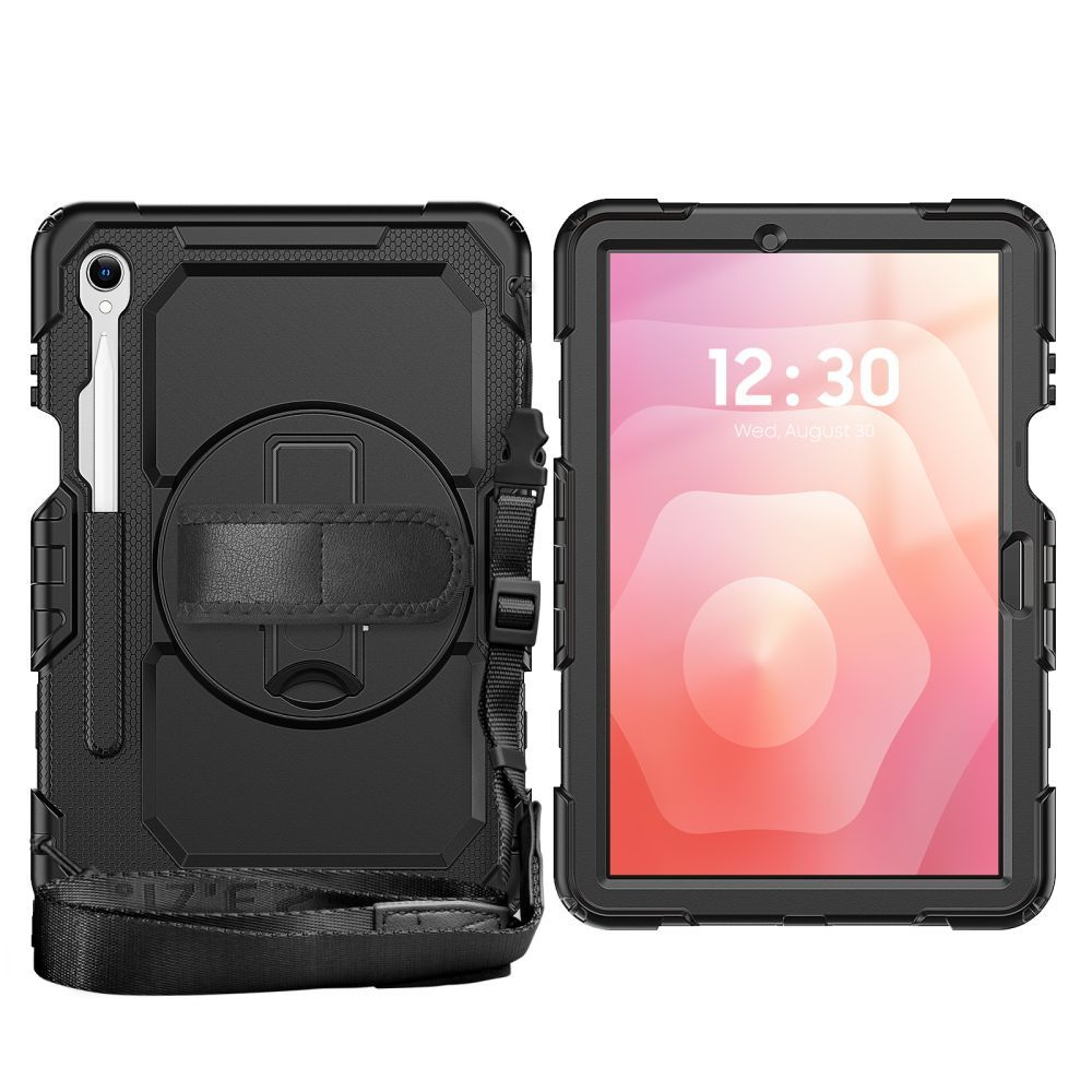 Case for Samsung Galaxy Tab S11, Tech-Protect, Solid360, Black