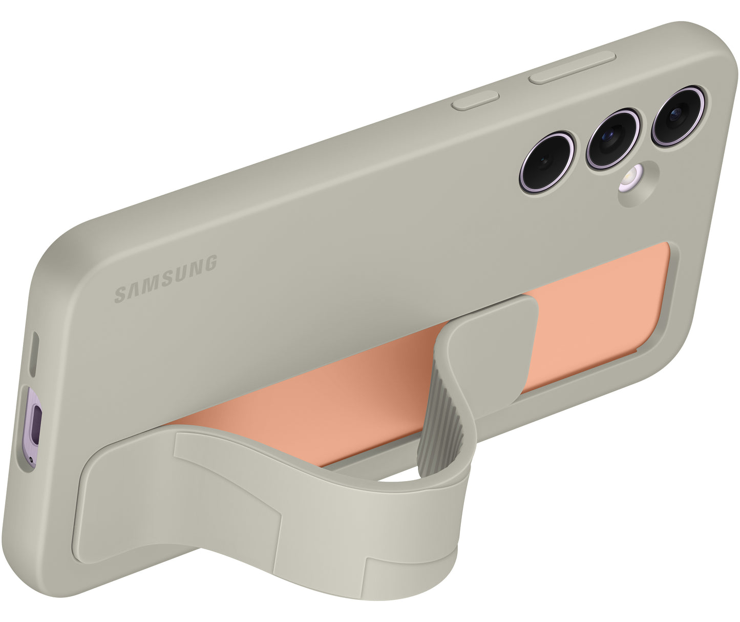 Case for Samsung Galaxy A55 5G A556, Standing Grip, Gray EF-GA556TJEGWW