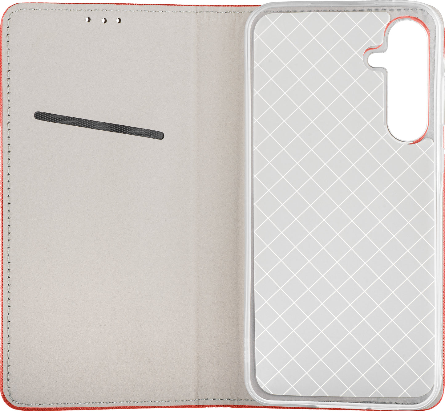 Case for Samsung Galaxy A37 5G, OEM, Smart Magnet, Red