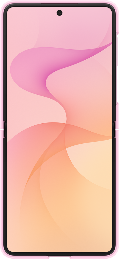 Case for Samsung Galaxy Z Flip8 F776, Silicone Ring Magnet, Pink EF-EF776CVEGWW