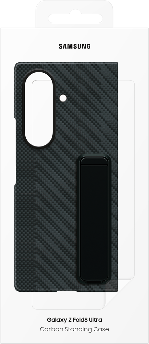 Case for Samsung Galaxy Z Fold8 Ultra F976, Carbon Standing, Black EF-XF976SBEGWW