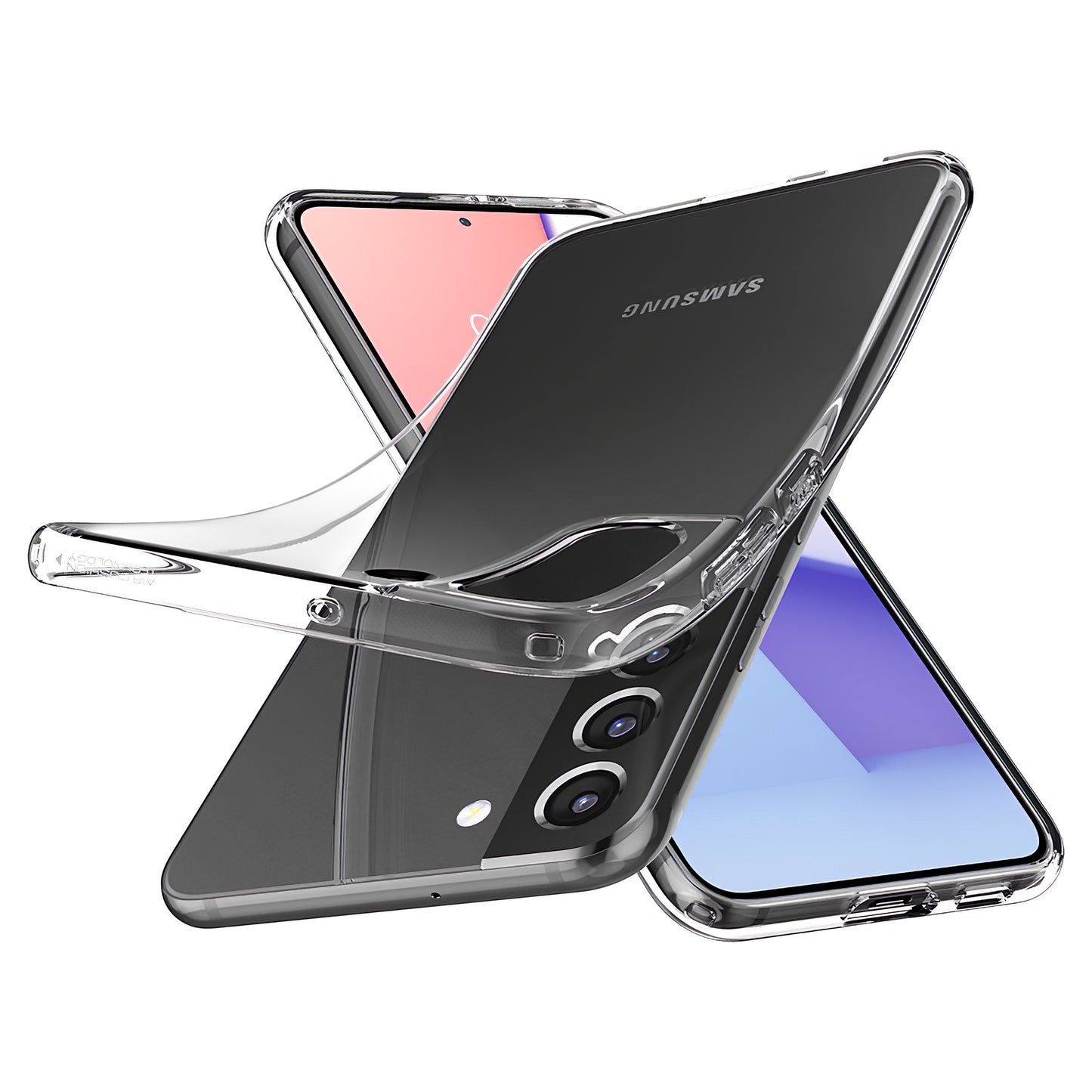 Case for Samsung Galaxy S22 5G S901, Spigen, Liquid Crystal, Transparent