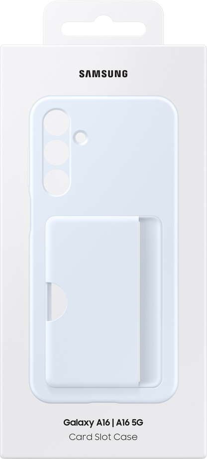 Case for Samsung Galaxy A16 5G A166 / A16 4G A165, Card Slot Case, Blue EF-OA166TLEGWW