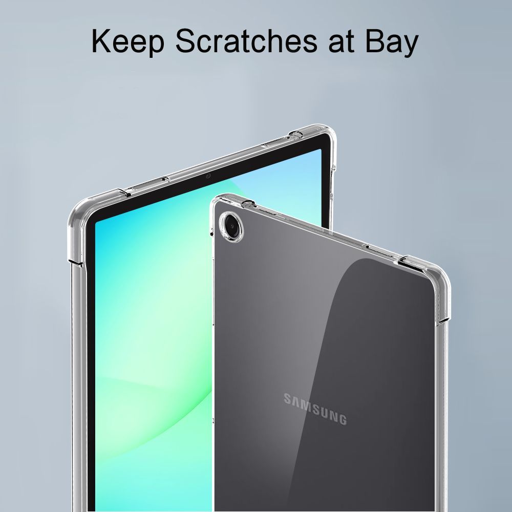 Case for Samsung Galaxy Tab A11+ / Tab A9+, Tech-Protect, Flexair, Transparent