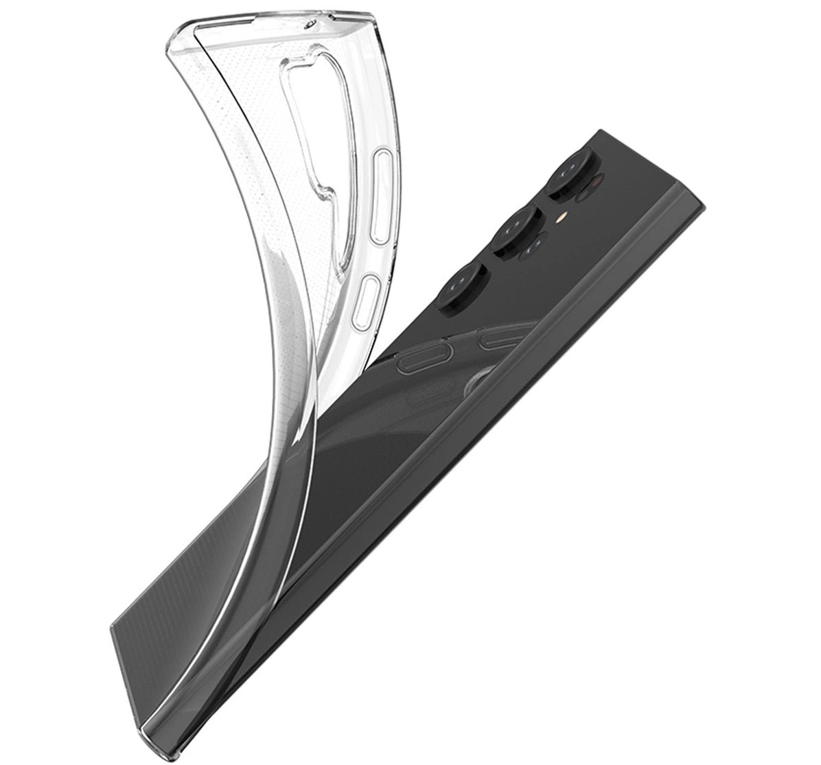 Case for Samsung Galaxy S23 Ultra S918, OEM, Ultra Slim, 0.5mm, Transparent