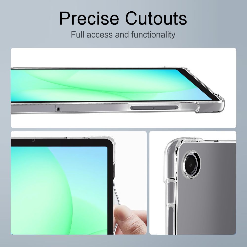 Case for Samsung Galaxy Tab A11+ / Tab A9+, Tech-Protect, Flexair, Transparent
