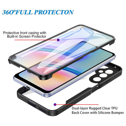 Case for Samsung Galaxy A05s A057, Techsuit, ColorVerse 360, Blue