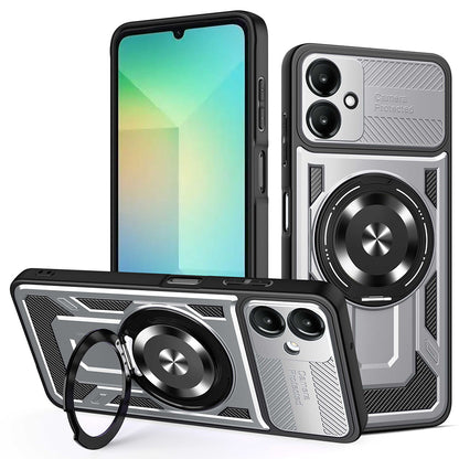 Case for Samsung Galaxy A06 A065, Techsuit, RuggedCam, Gray