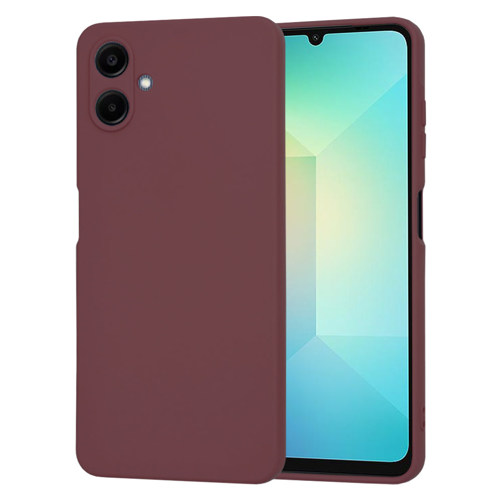 Case for Samsung Galaxy A06 A065, Techsuit, SoftFlex, Burgundy