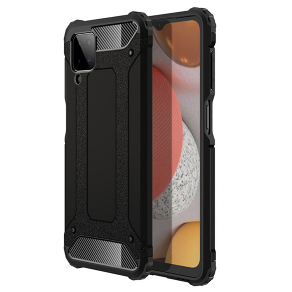 Case for Samsung Galaxy A12 Nacho A127 / A12 A125, Techsuit, Hybrid Armor, Black