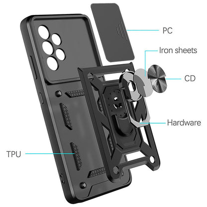 Case for Samsung Galaxy A13 A135, Techsuit, CamShield, Black