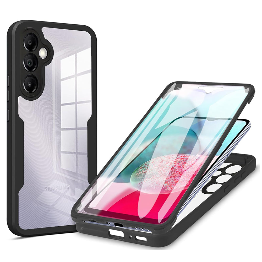 Case for Samsung Galaxy A14 A145 / A14 5G A146, Techsuit, ColorVerse 360, Black