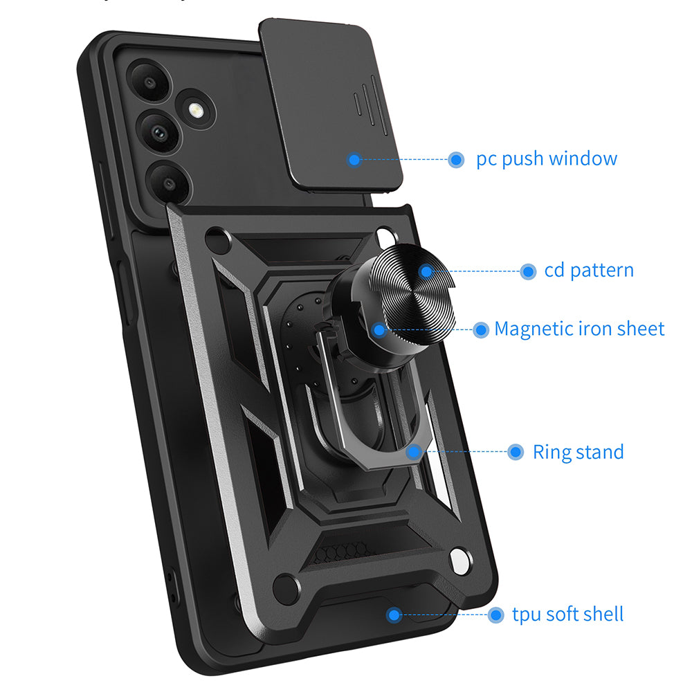 Case for Samsung Galaxy A15 5G A156 / A15 A155, Techsuit, CamShield, Blue