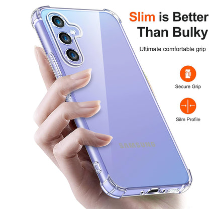 Case for Samsung Galaxy A15 5G A156 / A15 A155, Techsuit, Shockproof Clear, Transparent