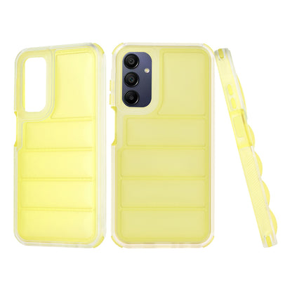 Case for Samsung Galaxy A15 5G A156 / A15 A155, Techsuit, Wave Shield, Yellow