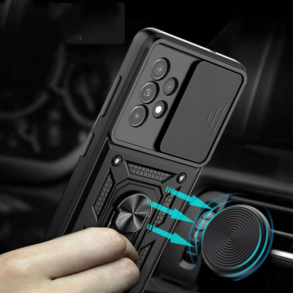 Case for Samsung Galaxy A23 5G A236 / A23 A235, Techsuit, CamShield, Black