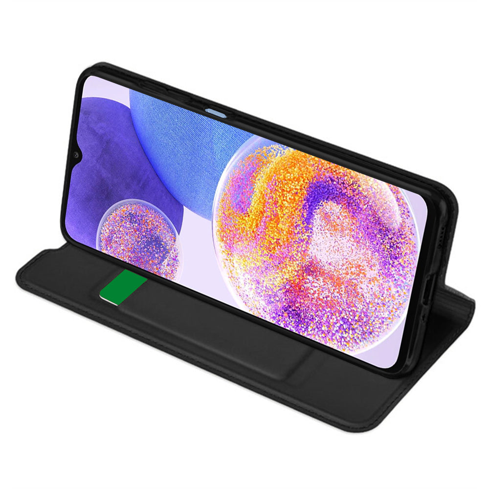 Case for Samsung Galaxy A23 5G A236 / A23 A235, Techsuit, Magskin Book, Black