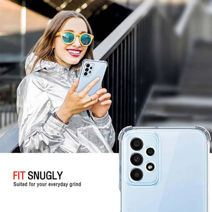 Case for Samsung Galaxy A23 5G A236 / A23 A235, Techsuit, Shockproof Clear, Transparent