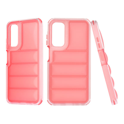 Case for Samsung Galaxy A25 A256, Techsuit, Wave Shield, Red