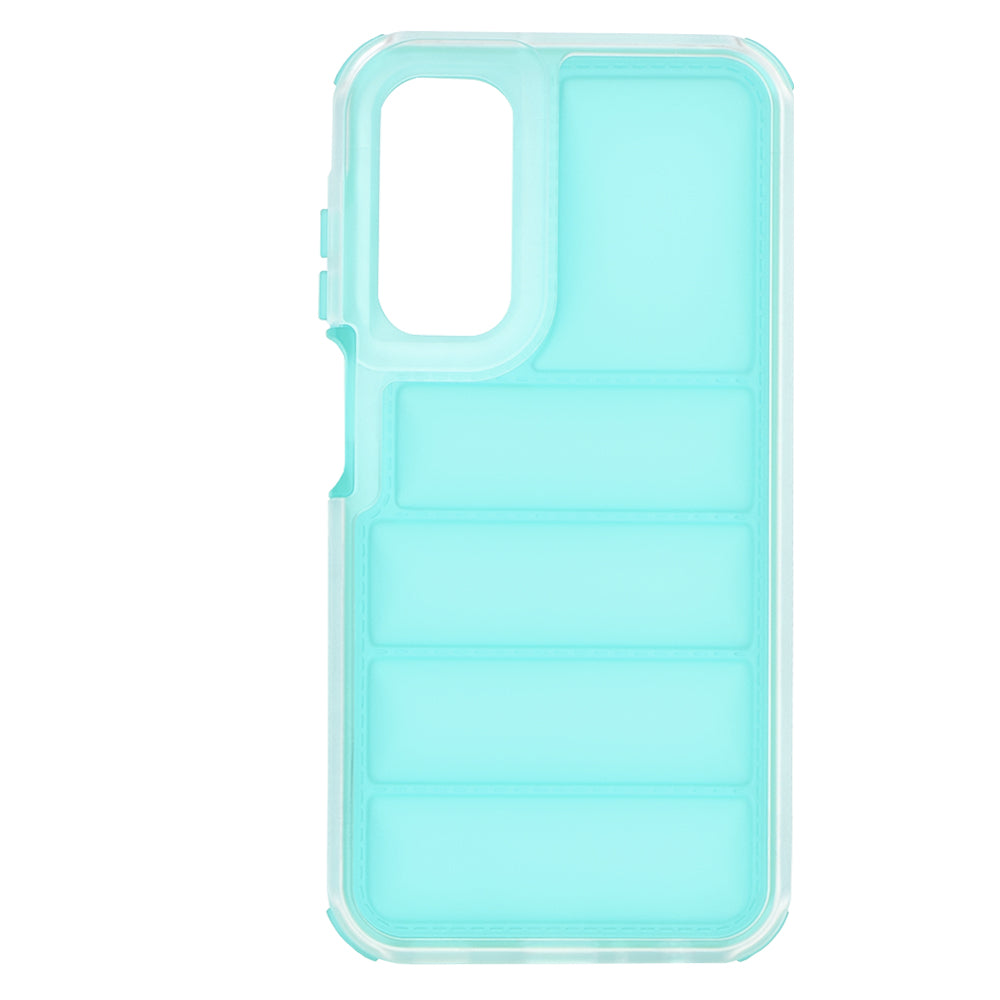 Case for Samsung Galaxy A25 A256, Techsuit, Wave Shield, Turquoise