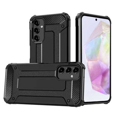 Case for Samsung Galaxy A35 5G A356, Techsuit, Hybrid Armor, Black