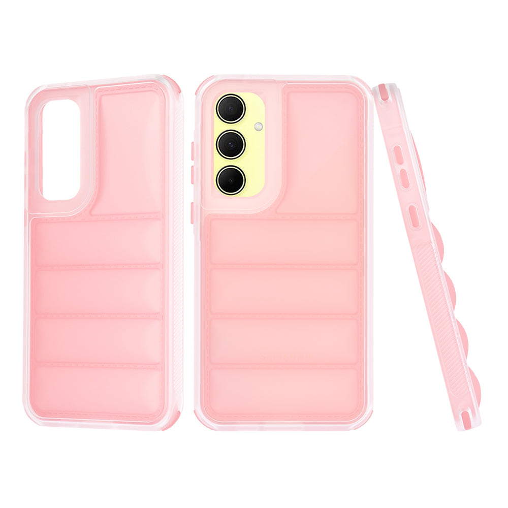 Case for Samsung Galaxy A35 5G A356, Techsuit, Wave Shield, Pink
