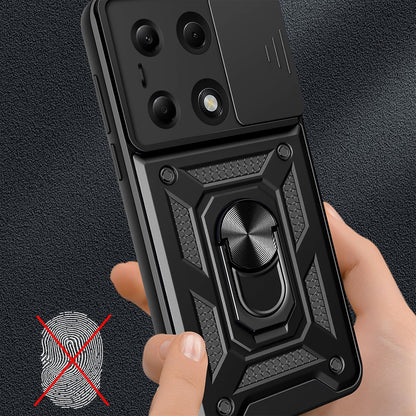 Case for Samsung Galaxy A36 A366, Techsuit, CamShield, Black