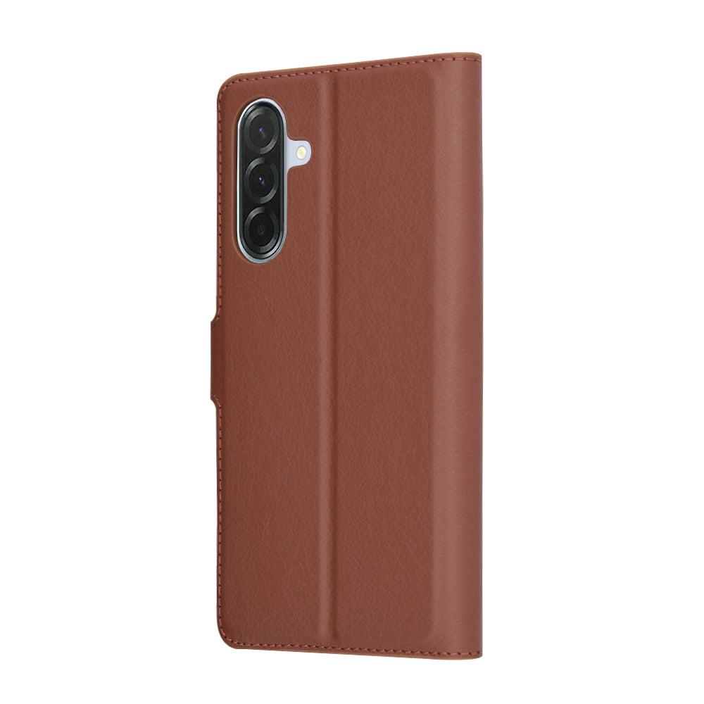 Case for Samsung Galaxy A36 A366, Techsuit, Leather Folio, Brown