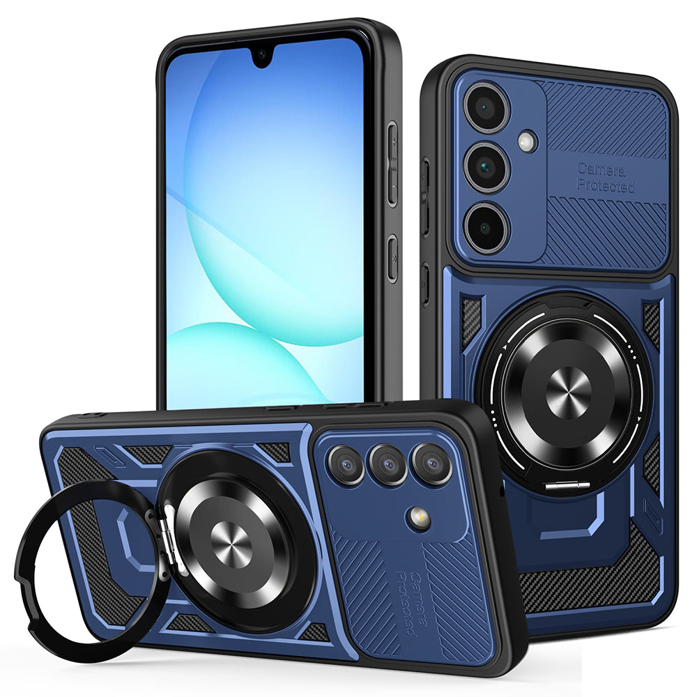 Case for Samsung Galaxy A37 5G, Techsuit, RuggedCam, Blue