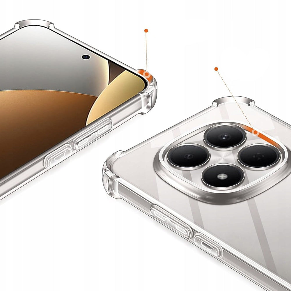 Case for Samsung Galaxy A37 5G, Techsuit, Shockproof Clear, Transparent