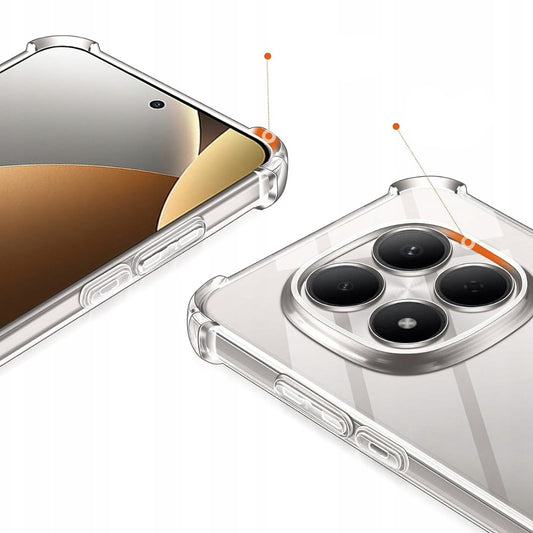 Case for Samsung Galaxy A37 5G, Techsuit, Shockproof Clear, Transparent