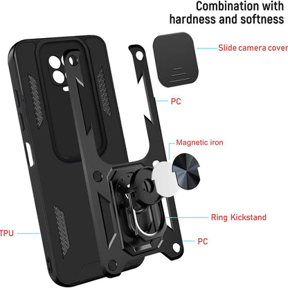 Case for Samsung Galaxy A50s A507 / A30s A307 / A50 A505, Techsuit, CamShield, Black
