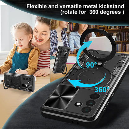 Case for Samsung Galaxy A56 A566, Techsuit, CamGuard Pro, Black