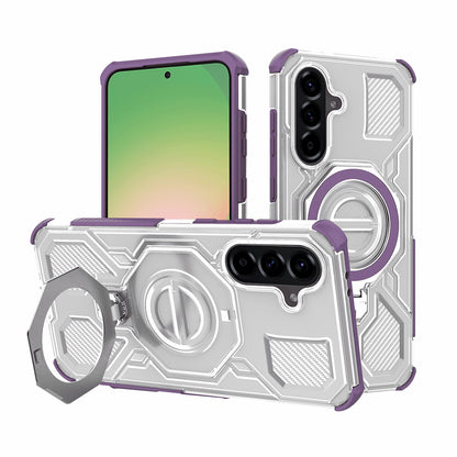 Case for Samsung Galaxy A56 A566, Techsuit, Carbon Shield Pro, Purple