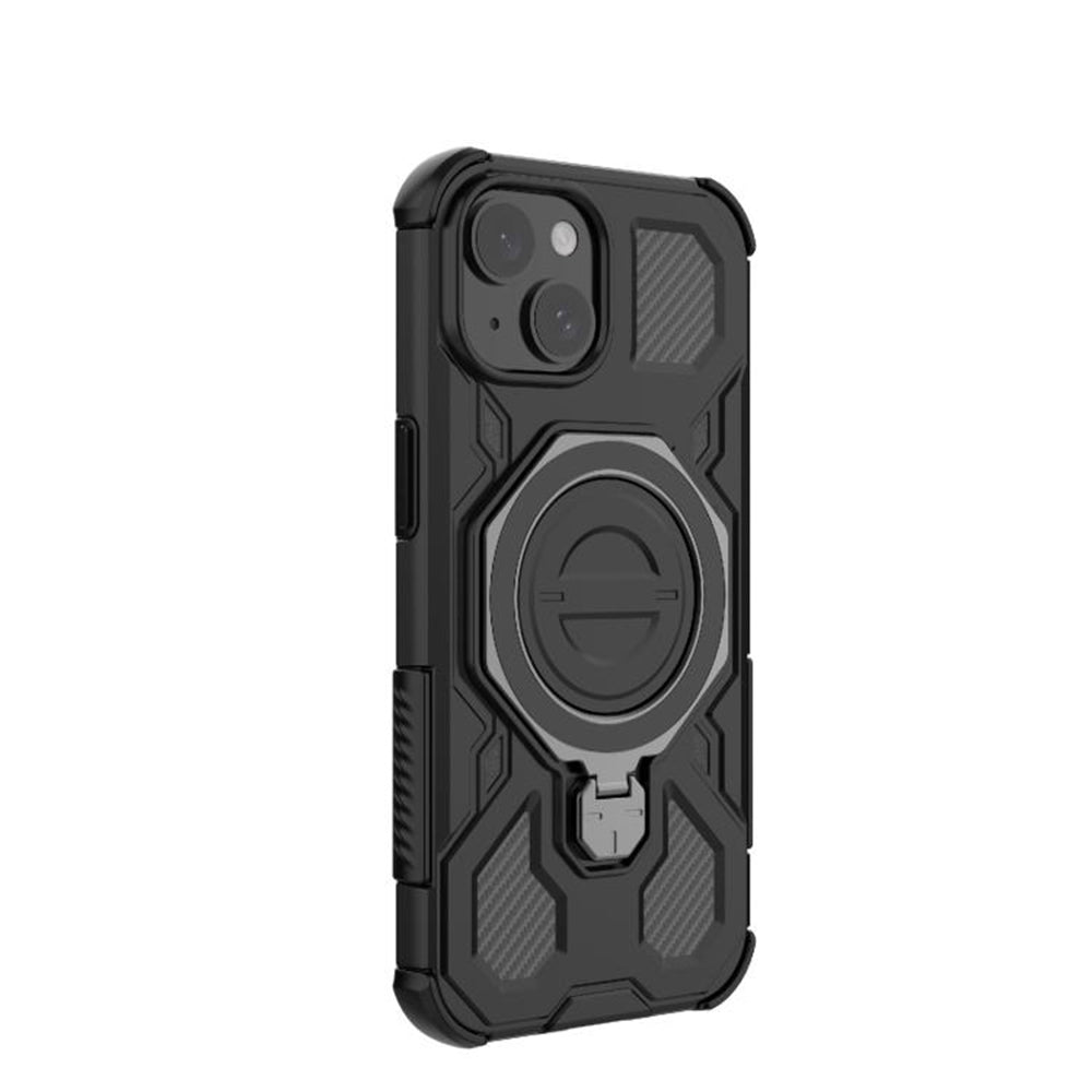 Case for Samsung Galaxy A56 A566, Techsuit, Carbon Shield Pro, Black