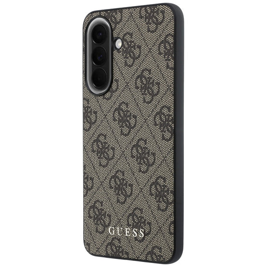 Case for Samsung Galaxy A57 5G, Guess, 4G Classic Logo Charm, Brown