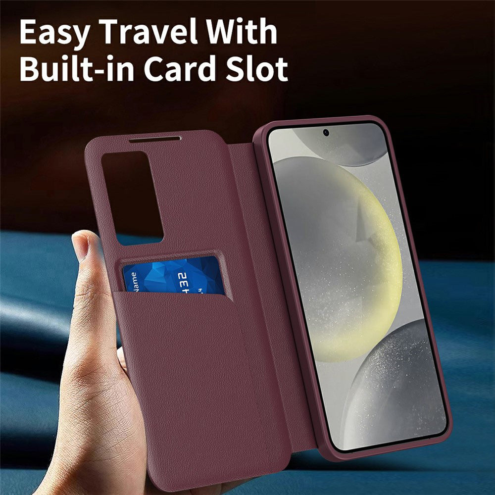 Case for Samsung Galaxy A57 5G, Techsuit, SmartView, Red