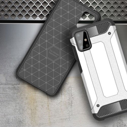 Case for Samsung Galaxy A71 A715, Techsuit, Hybrid Armor, Black