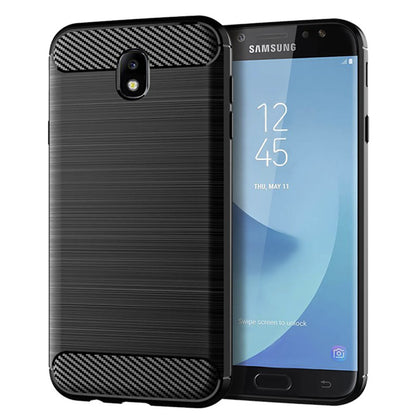 Case for Samsung Galaxy J7 (2017) J730, Techsuit, Carbon, Black