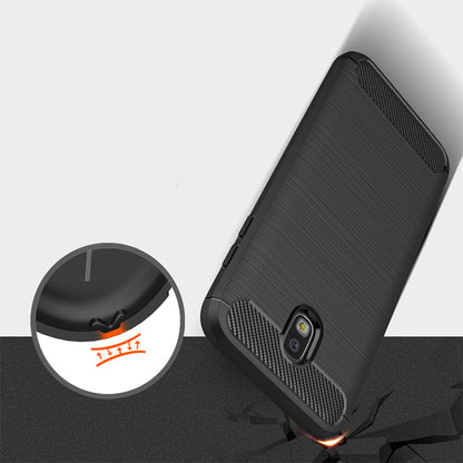 Case for Samsung Galaxy J7 (2017) J730, Techsuit, Carbon, Black