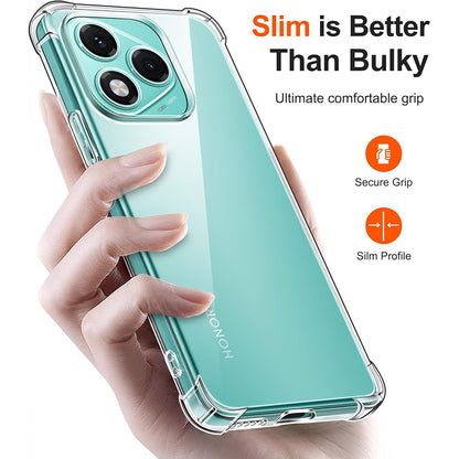 Case for Samsung Galaxy M56 M566, Techsuit, Shockproof Clear, Transparent