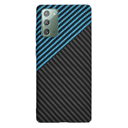 Case for Samsung Galaxy Note 20 5G N981 / Note 20 N980, Techsuit, Carbonite FiberShell, Black Blue