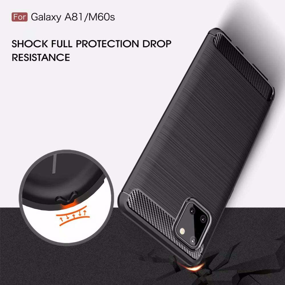 Case for Samsung Galaxy Note10 Lite N770, Techsuit, Carbon, Black