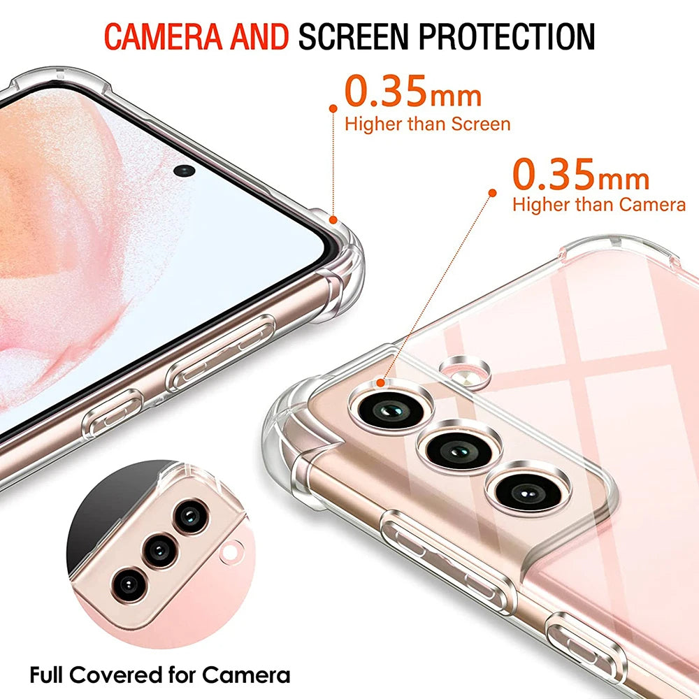 Case for Samsung Galaxy S20+ 5G G986 / S20+ G985, Techsuit, Shockproof Clear, Transparent