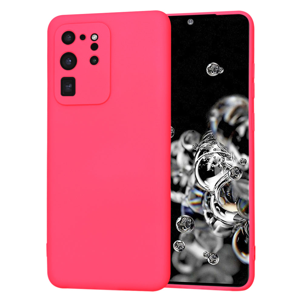 Case for Samsung Galaxy S20 Ultra 5G G988 / S20 Ultra G988, Techsuit, SoftFlex, Dark Pink