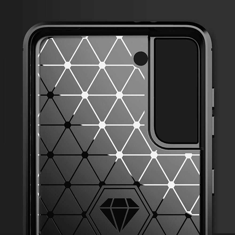 Case for Samsung Galaxy S21+ 5G G996, Techsuit, Carbon, Black