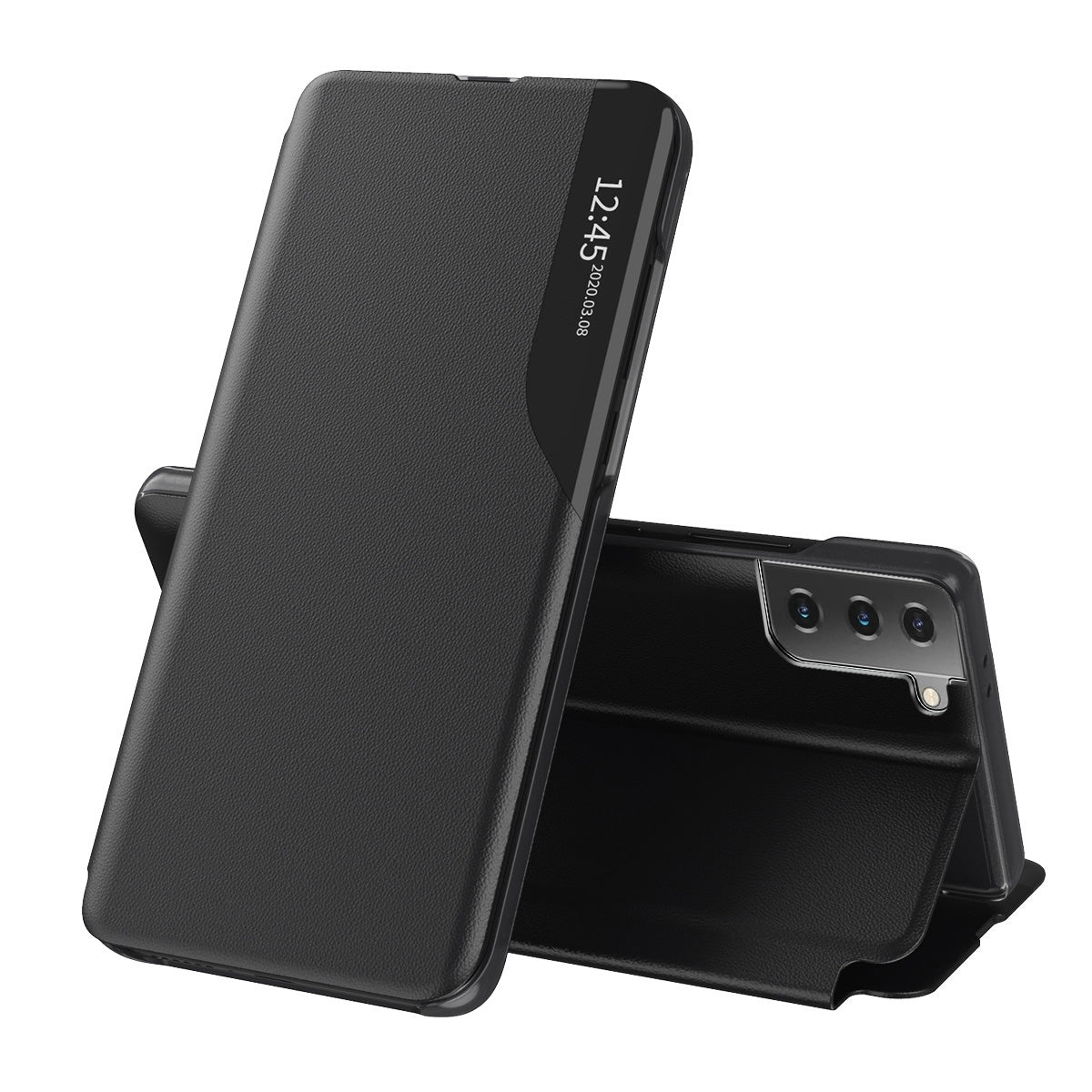 Case for Samsung Galaxy S21+ 5G G996, Techsuit, eFold, Black