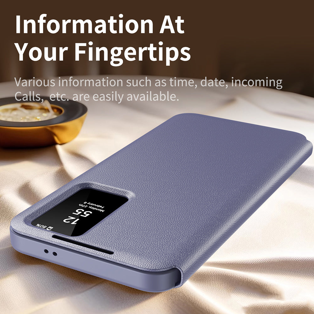 Case for Samsung Galaxy S22 5G S901, Techsuit, SmartView, Purple